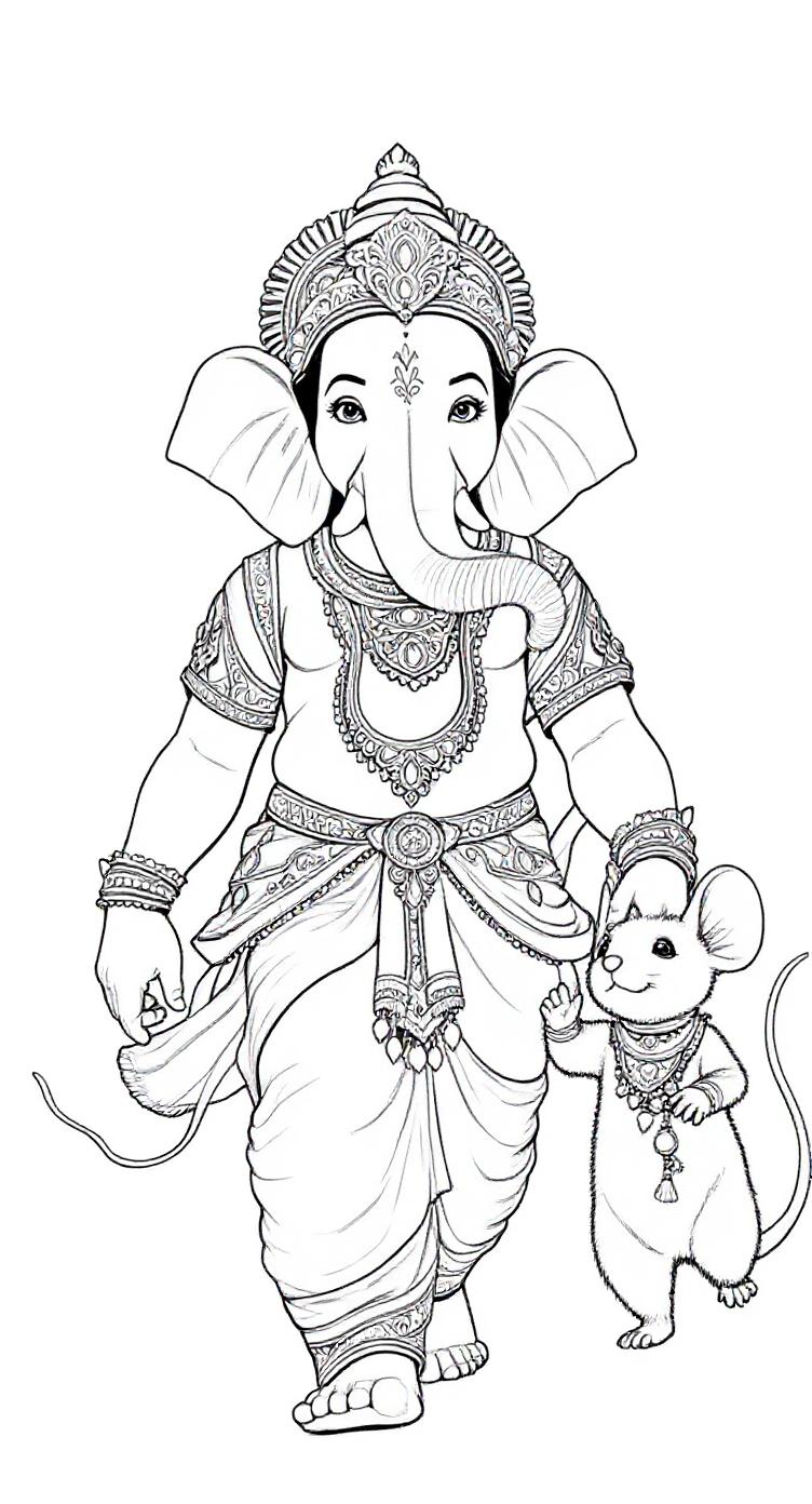 Make this a high-quality black and white COLORING PAGE with white background, only black lines, NO big gray areas, and clear, thick bold outlines, well-defined shapes, and clean edges. Remove all shad