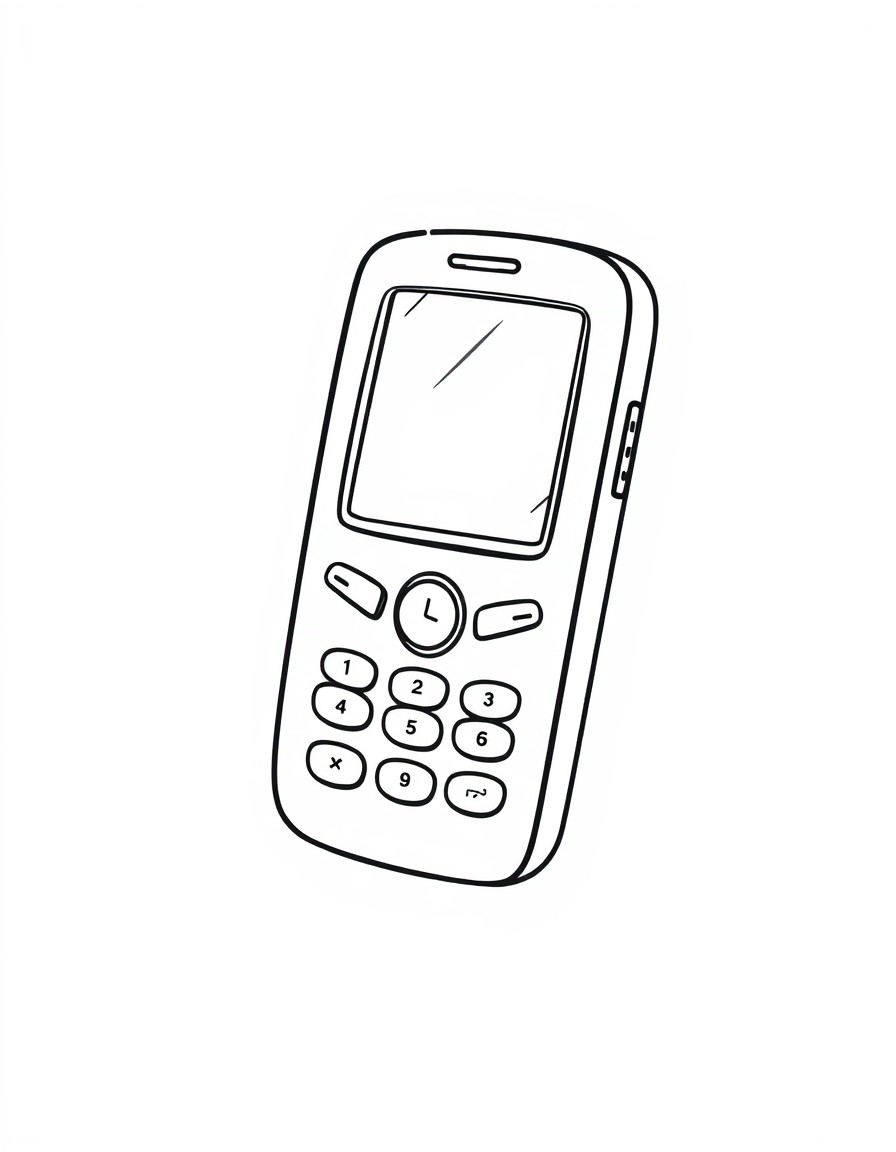 a cute little mobile phone