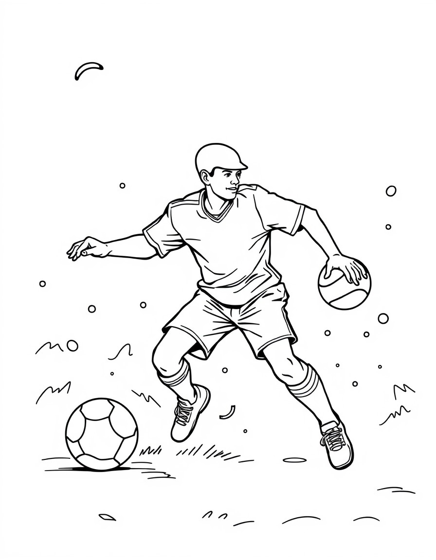 do sports themed coloring paged