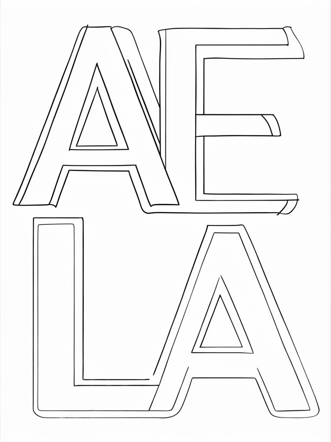 create labubu withe letteres AELA in it