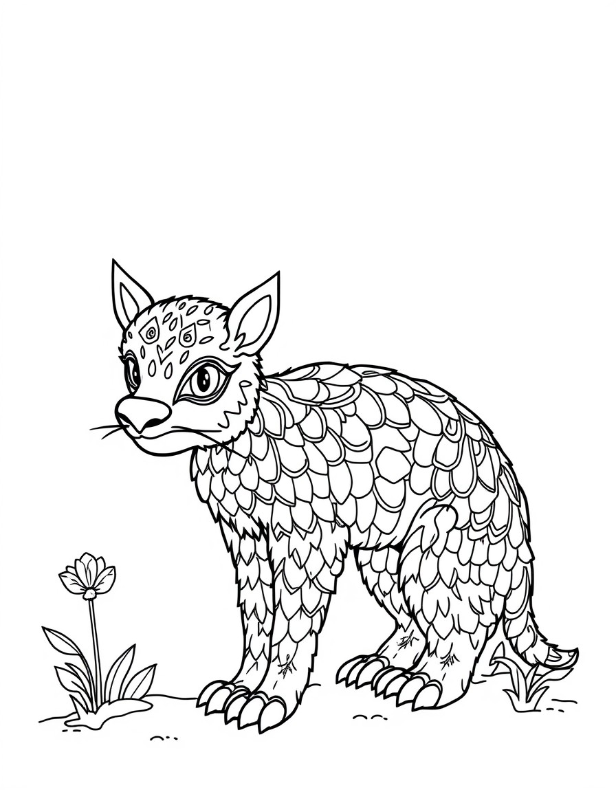 Cria pra mim um desenho de colorir tipo o stite
