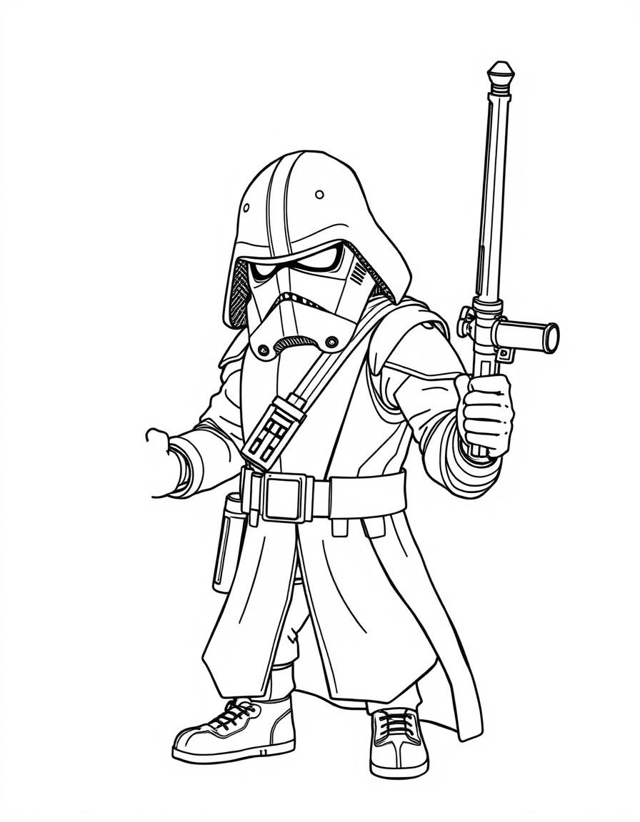 Star wars character dj ing