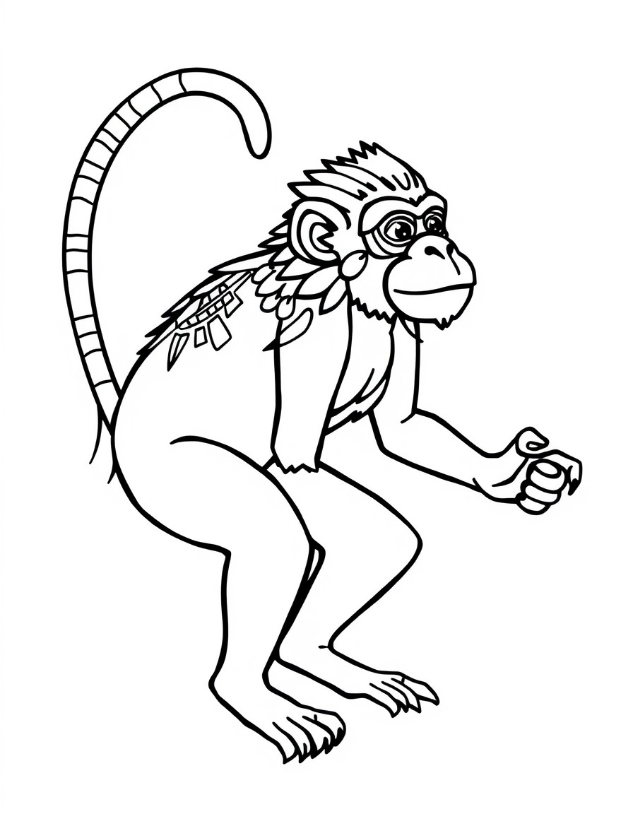 mayan aztec monkey