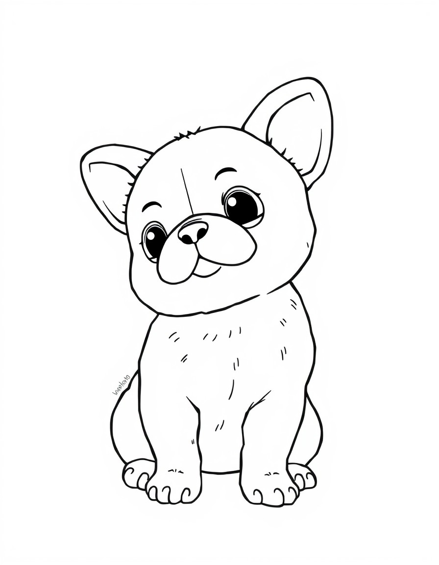 create coloring pages for Pucio