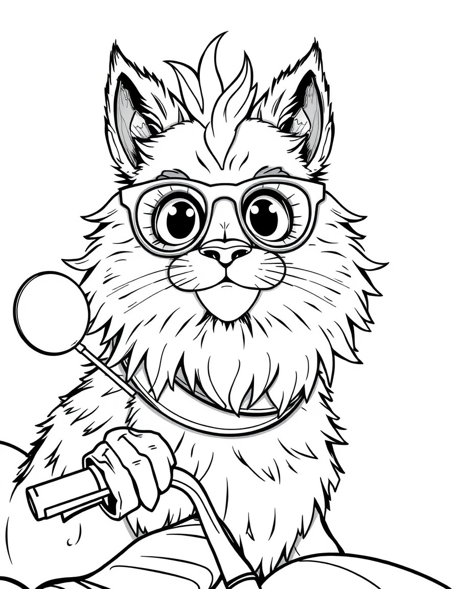 Crea una n pelon con ropa motorizada y ojos saltones