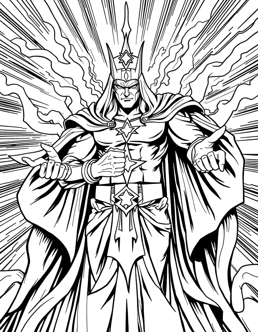 create a super masonic comic page