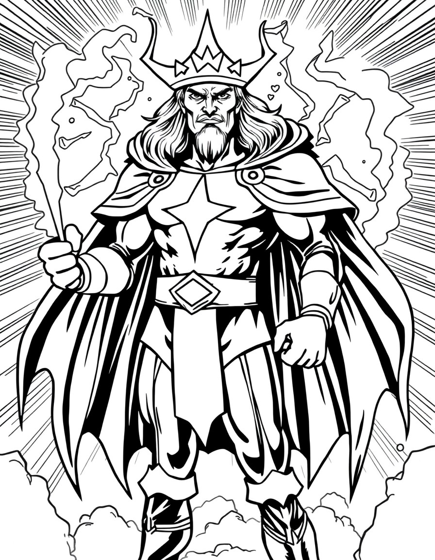 create a super masonic comic page