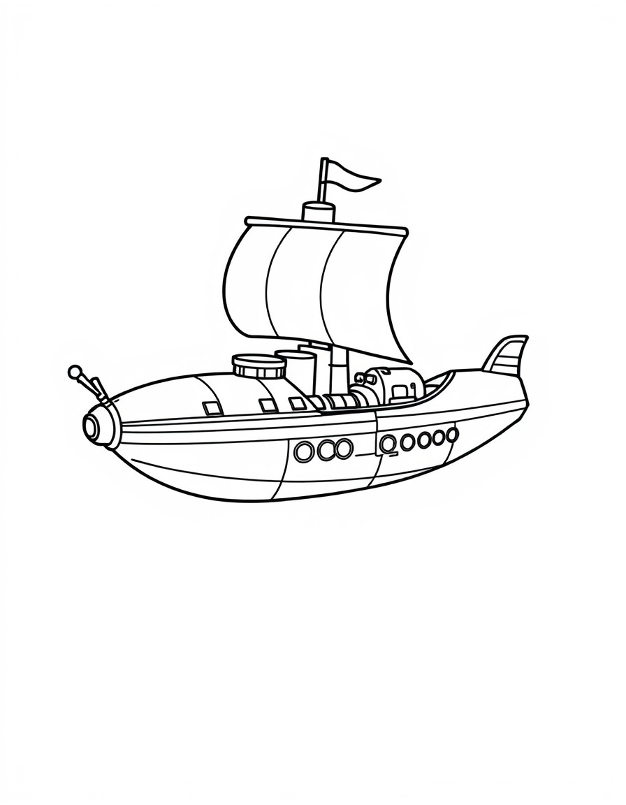 creame un dibujo de una nave espacial