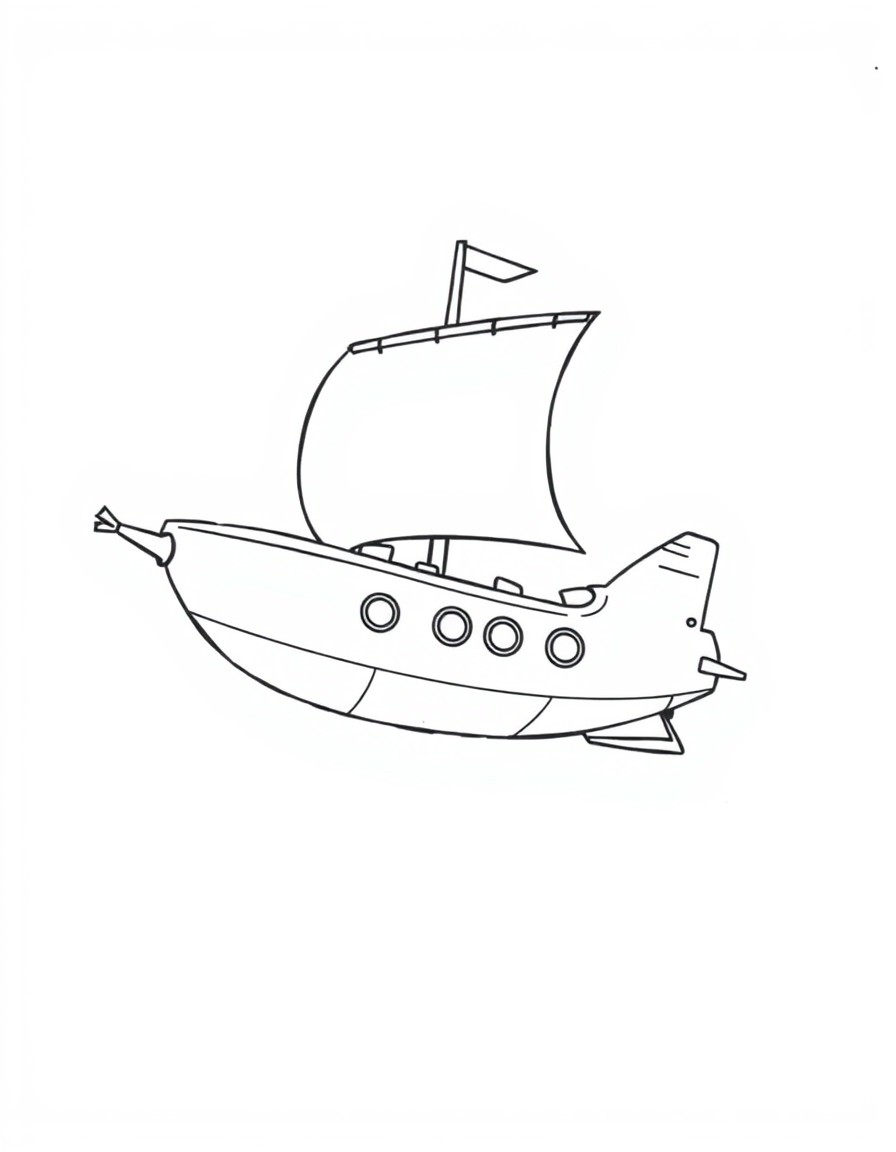 creame un dibujo de una nave espacial