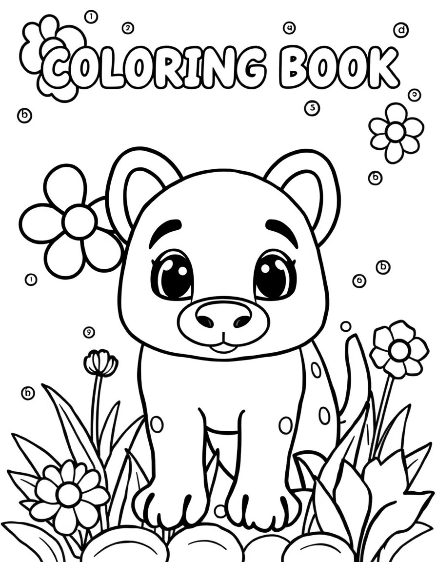 60 PAGE COLORING BOOK FOR CHILDREN WITH AUTISM