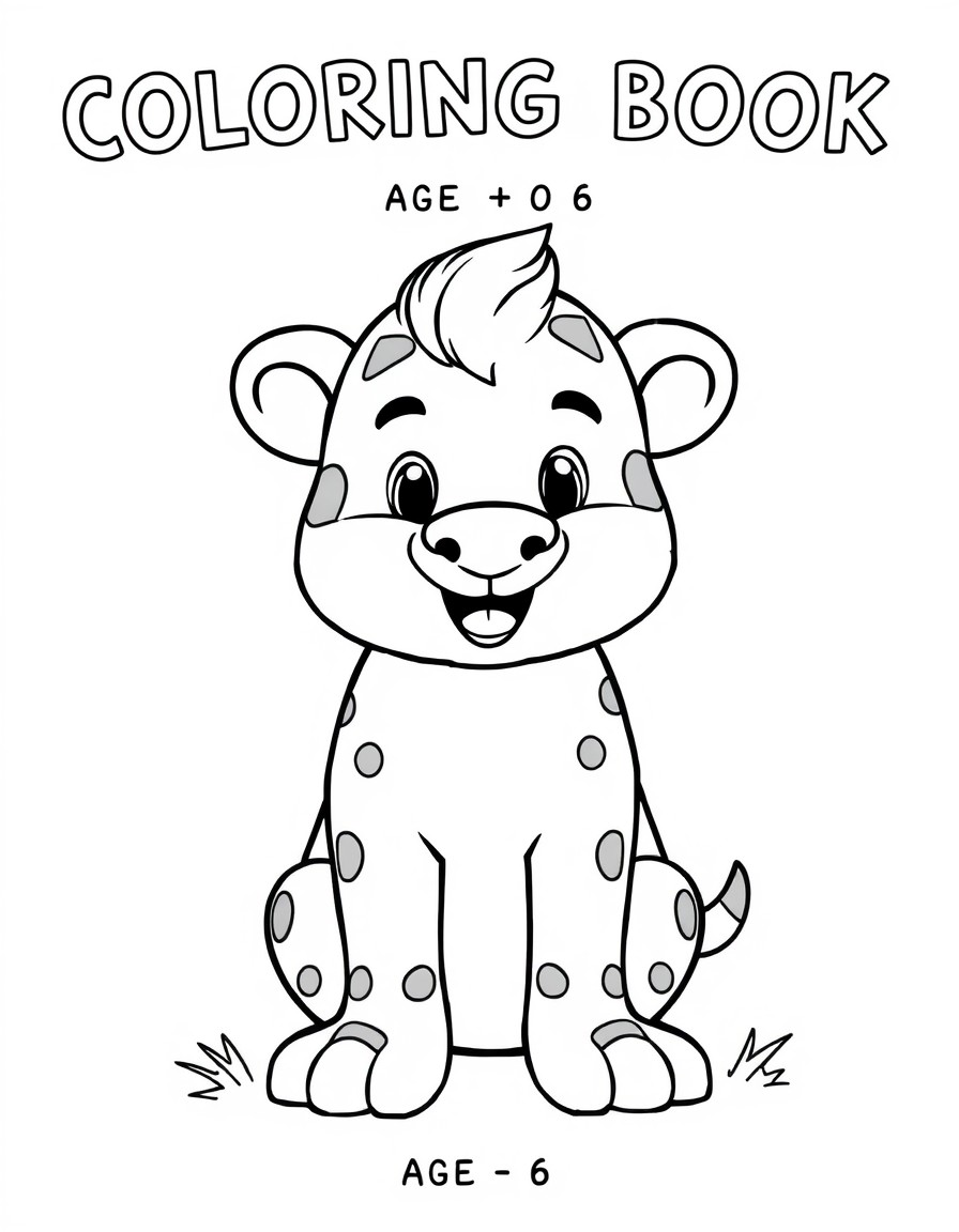 COLORING BOOK FOR CHILDREN AGES 0 TO 6