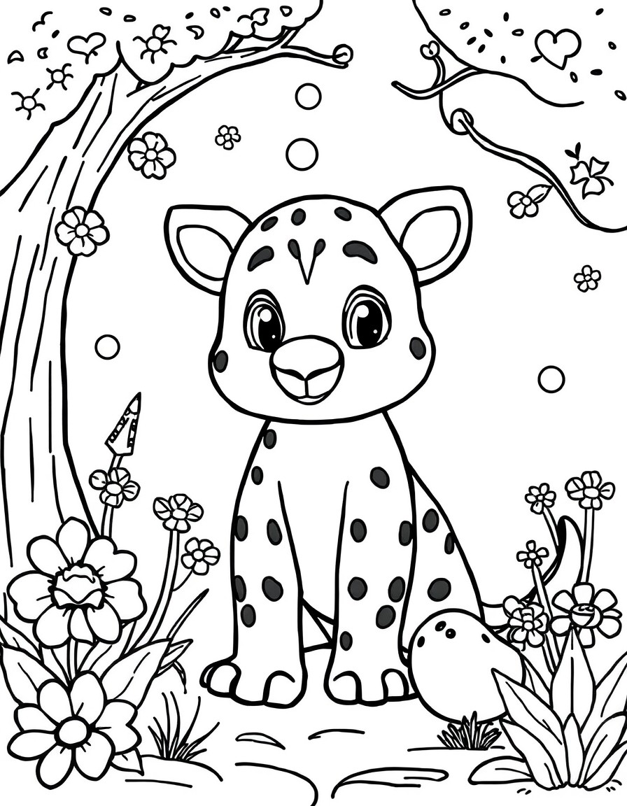 COLORING BOOK FOR CHILDREN AGES 0 TO 6