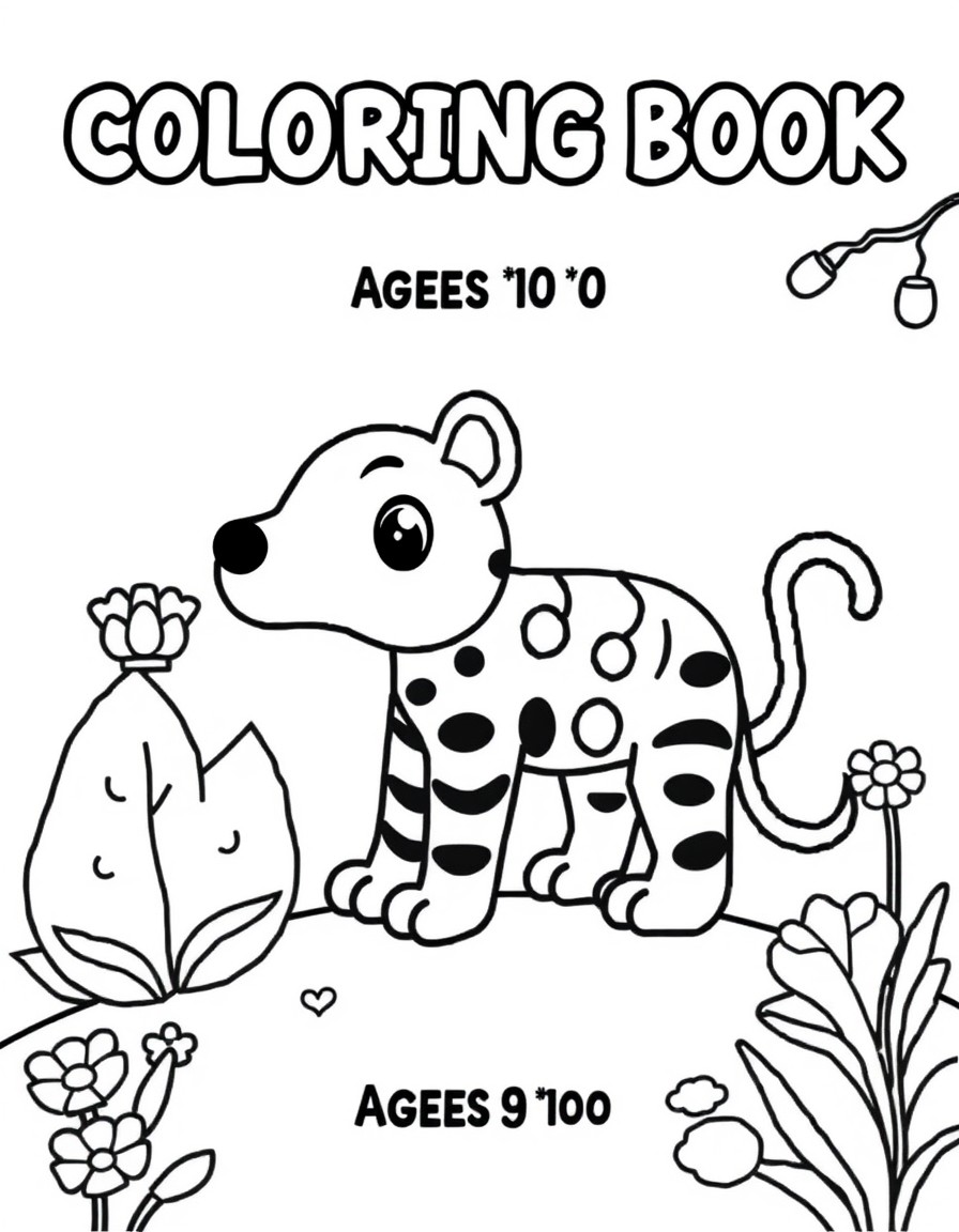 COLORING BOOK FOR CHILDREN AGES 0 TO 6