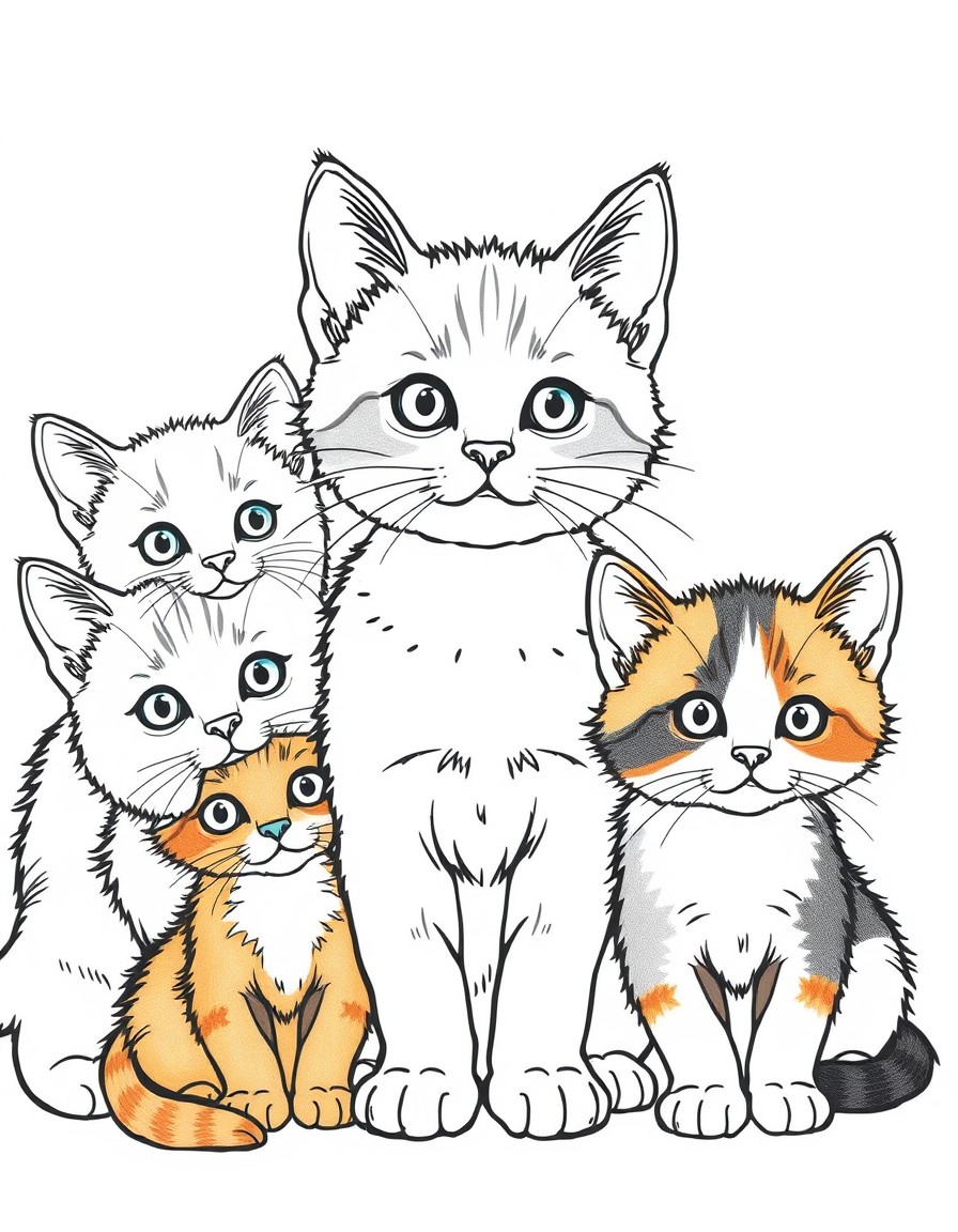 That afternoon, Emma and her parents went to the animal shelter. There were kittens of all colors white, gray, orange, and black. Each one had a different story. Some were found on the streets, others