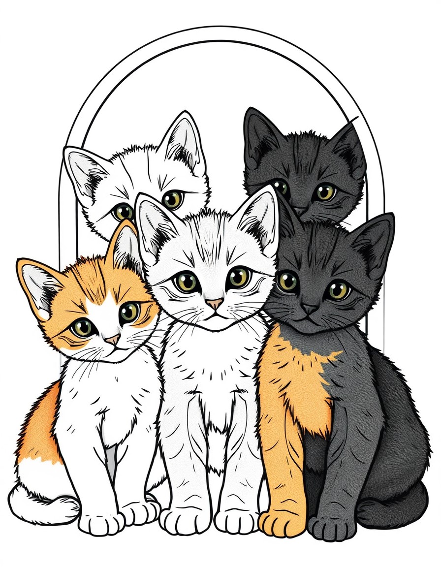 That afternoon, Emma and her parents went to the animal shelter. There were kittens of all colors white, gray, orange, and black. Each one had a different story. Some were found on the streets, others