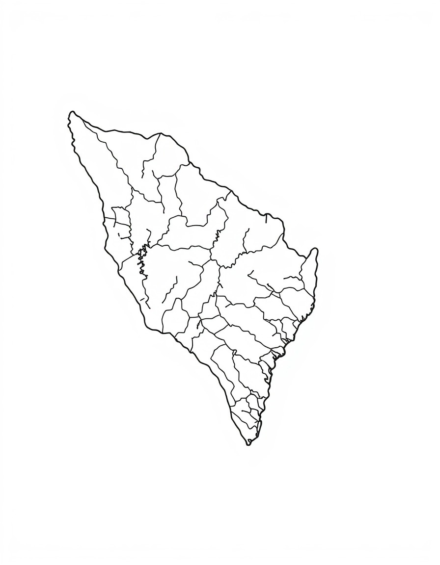 map of kenya