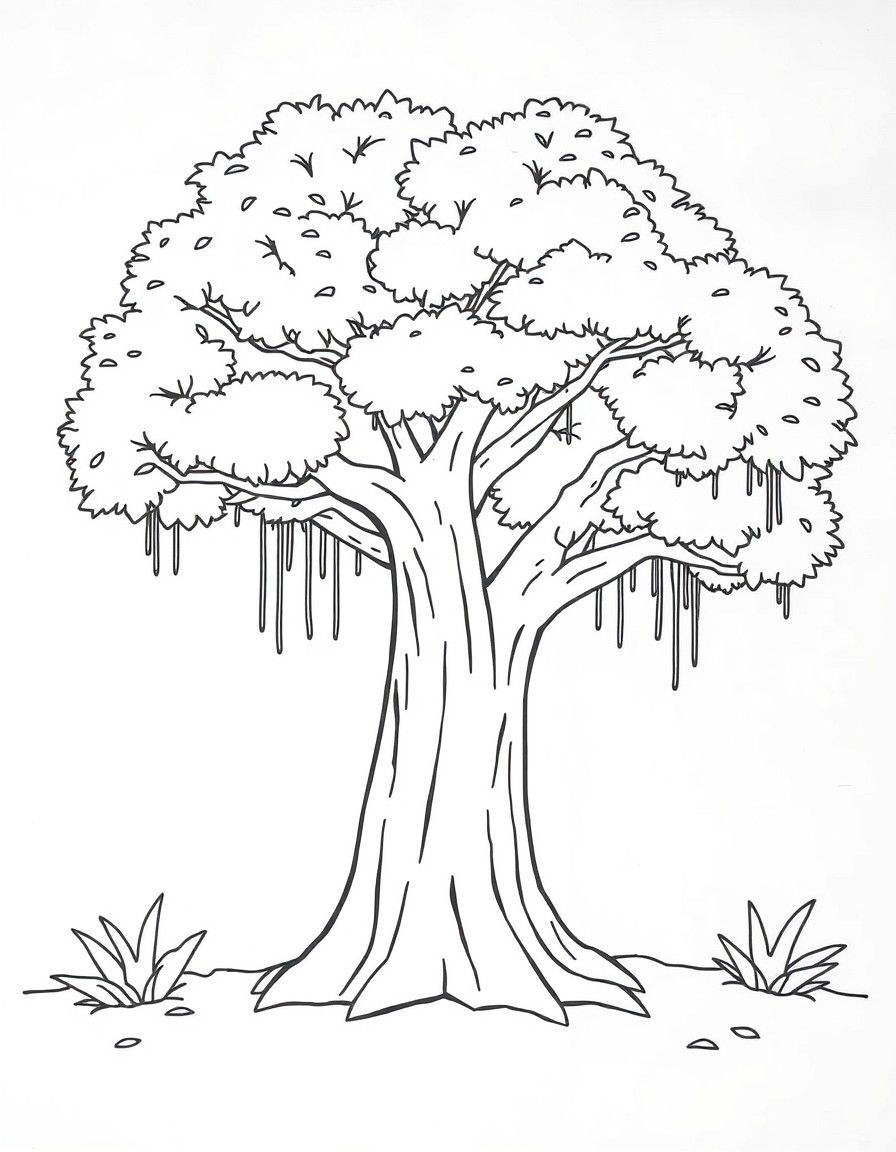 ARBOLES GIGANTES Y RAICES EXPUESTAS