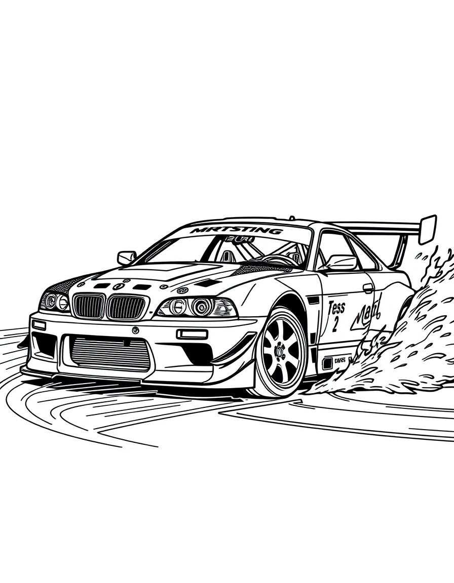 Drifting Racing car