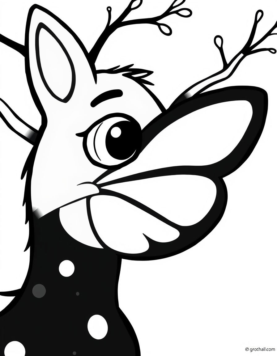 black and white outline, ready for coloring, coloring page with white background and black lines of: , simple black outlines, large clear spaces perfect for kids coloring