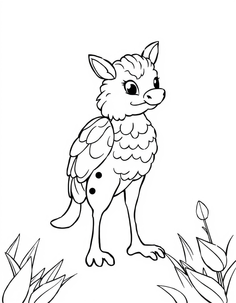 coloring page with pure white background and solid black lines only, no grayscale or shading: , thick black outlines, large clear spaces perfect for young children, clear outlines with good coloring spaces, perfect for printing