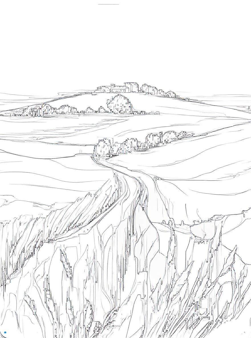 Make this a high-quality black and white COLORING PAGE with white background, only black lines, NO big gray areas, and clear, thick bold outlines, well-defined shapes, and clean edges. Remove all shad