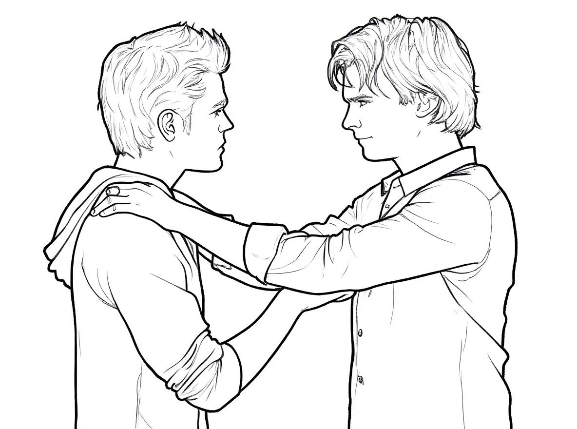 I want to make adjustments to this coloring page, keep the same black and white coloring page but only make the following change coloring page