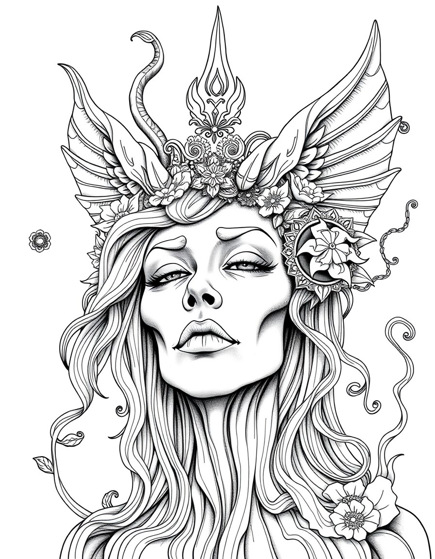 Insprate en el arte surrealista para crear imgenes para colorear