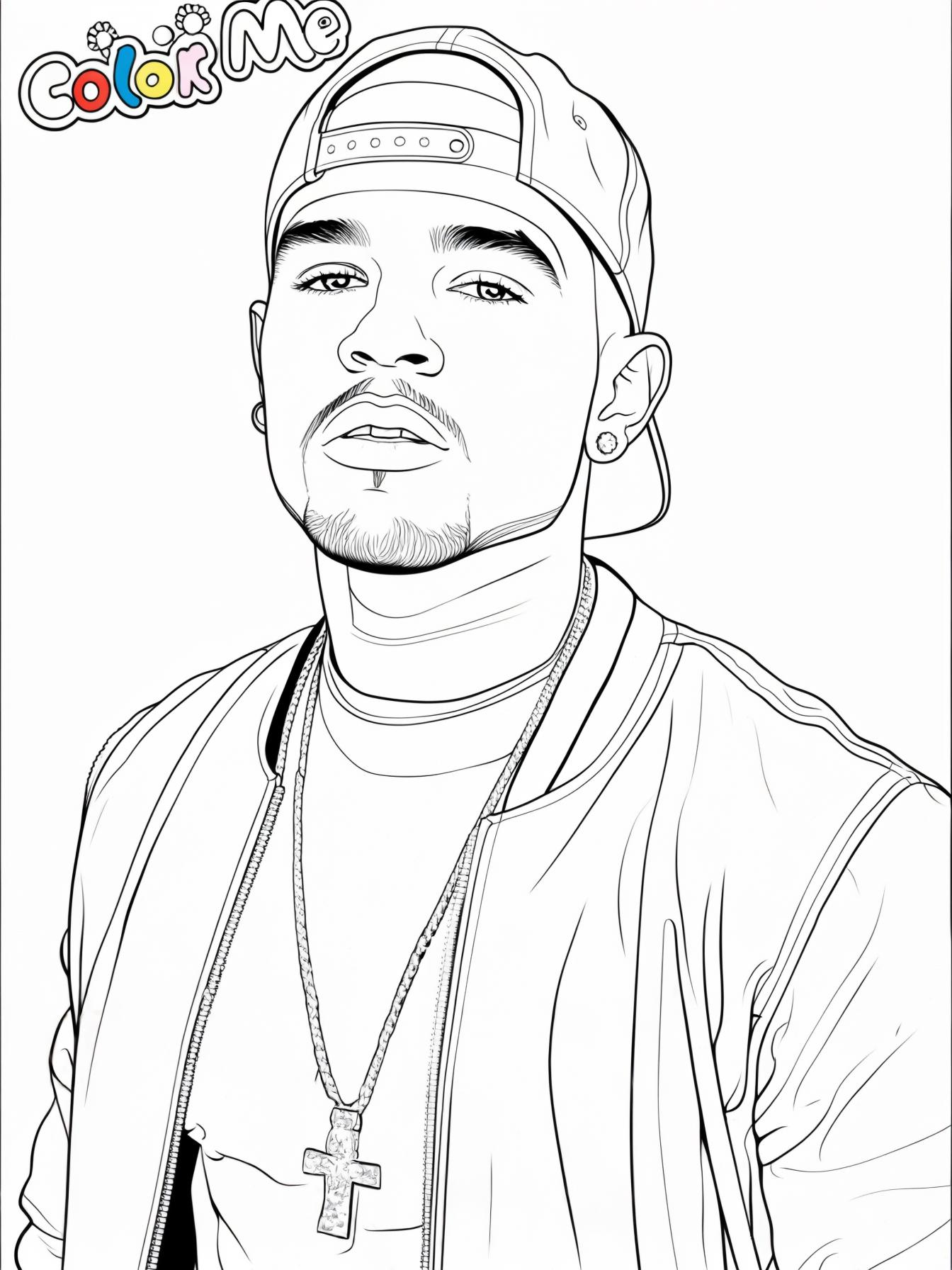 a full body picture of chris brown male rb singer