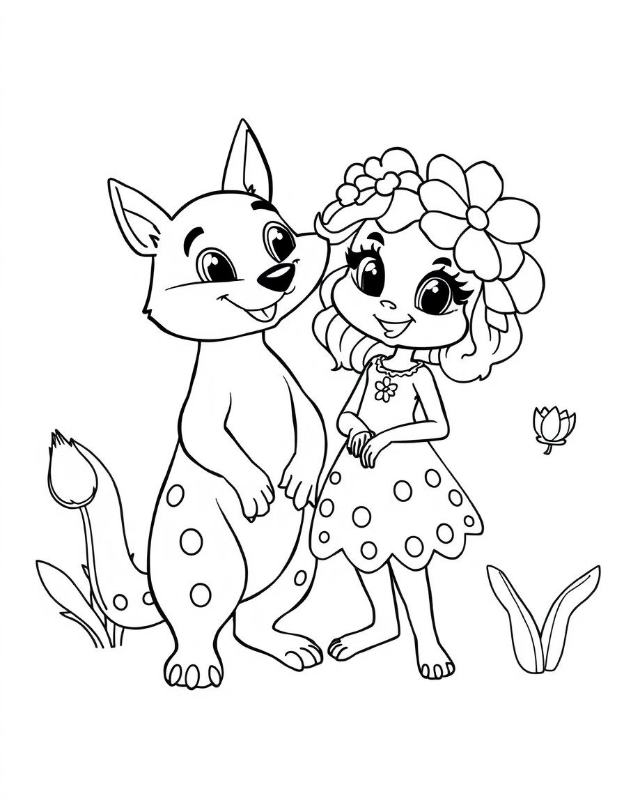 Era uma vez uma raposa e o beija flor,juntos tiveram muitas aventuras