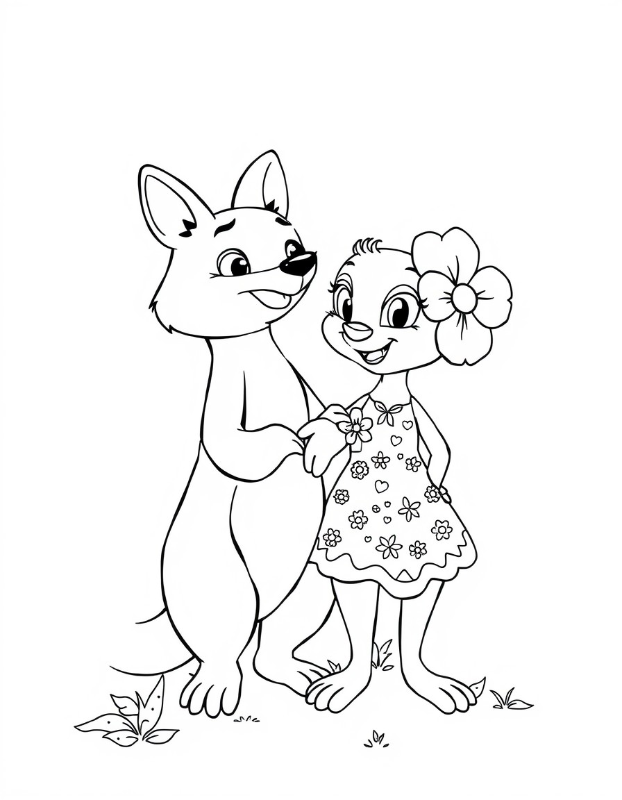 Era uma vez uma raposa e o beija flor,juntos tiveram muitas aventuras