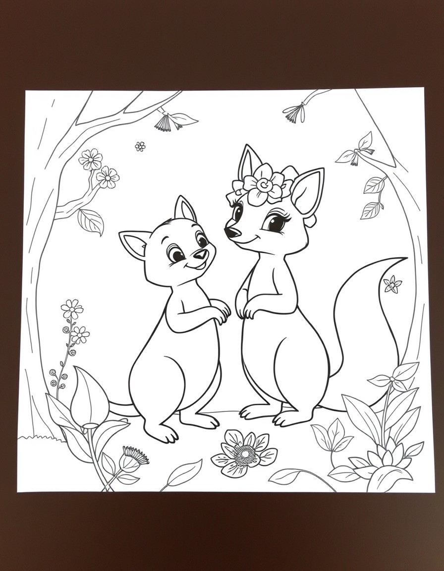 Era uma vez uma raposa e o beija flor,juntos tiveram muitas aventuras