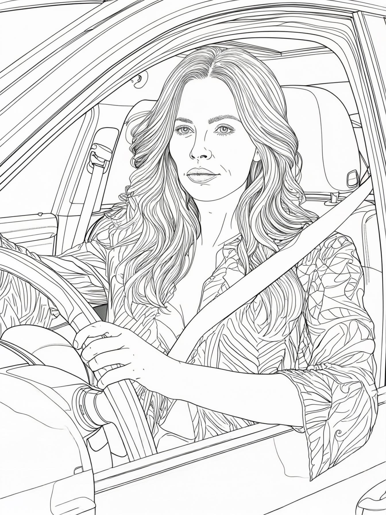 Roos zit achter het stuur van haar auto. Haar uiterlijk en houding maken haar iemand die niet per se de kamer binnenstormt en meteen alle aandacht trekt, maar zodra je haar eenmaal hebt opgemerkt, laa