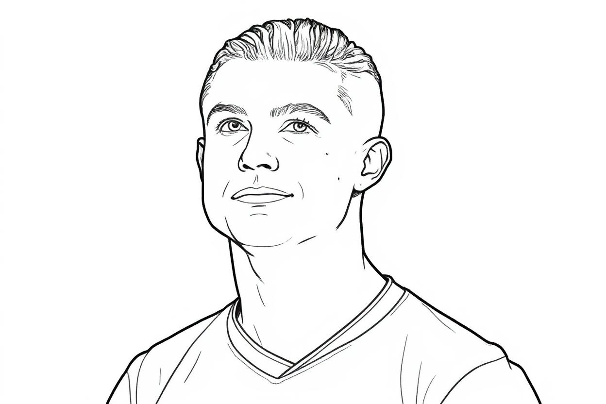 Make this a high-quality black and white COLORING PAGE with white background, only black lines, NO big gray areas, and clear, thick bold outlines, well-defined shapes, and clean edges. Remove all shad