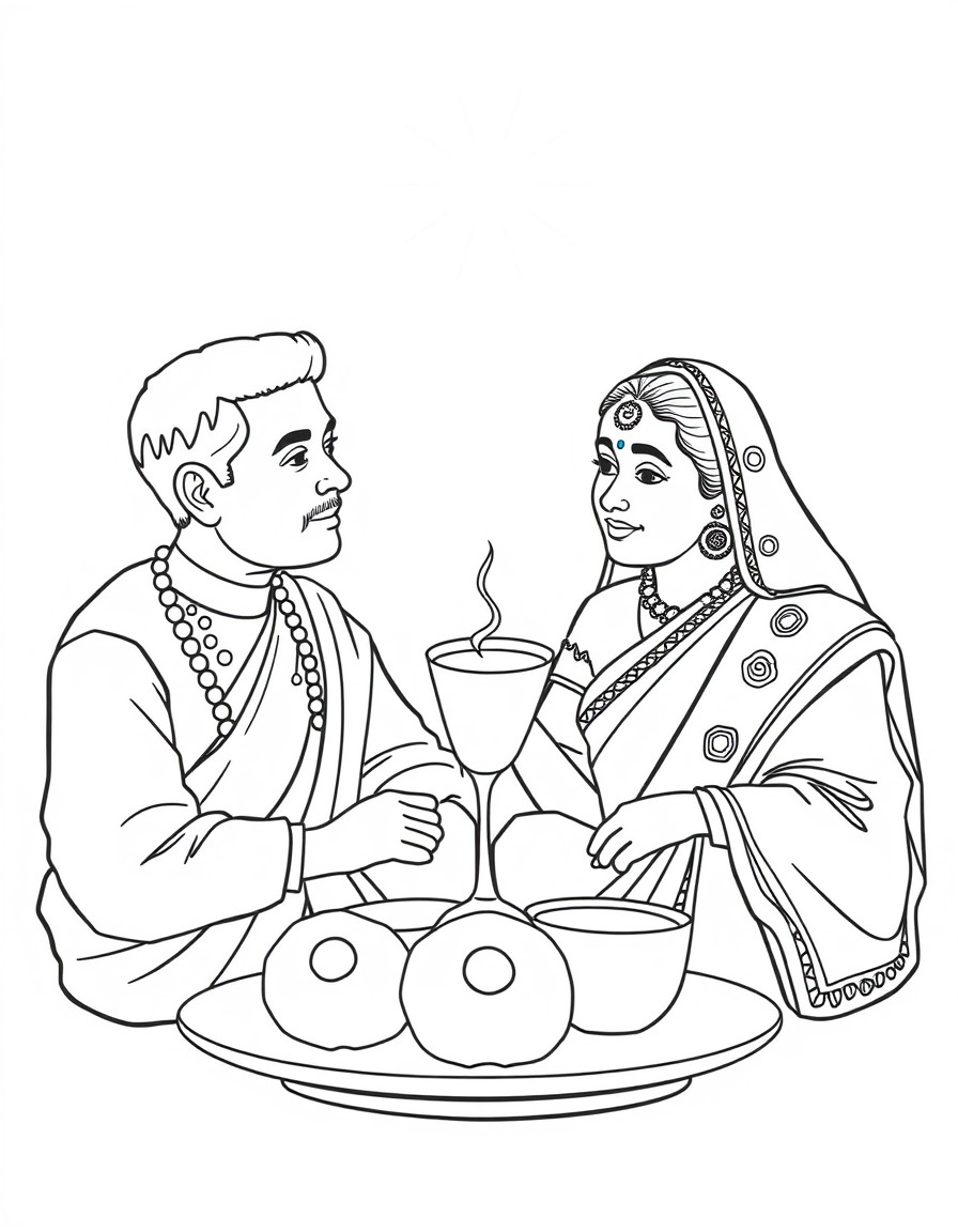 idli and dosa talking with chai  biscuit