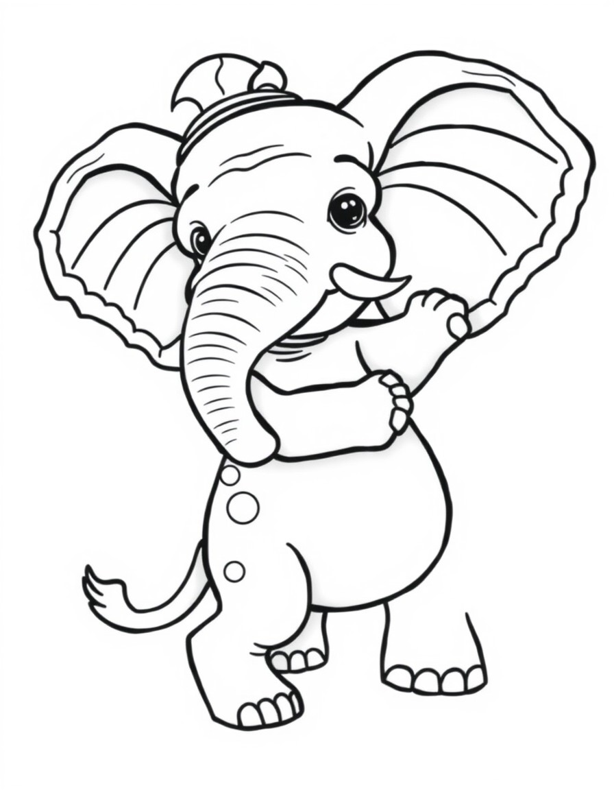 dog dancing with elephant