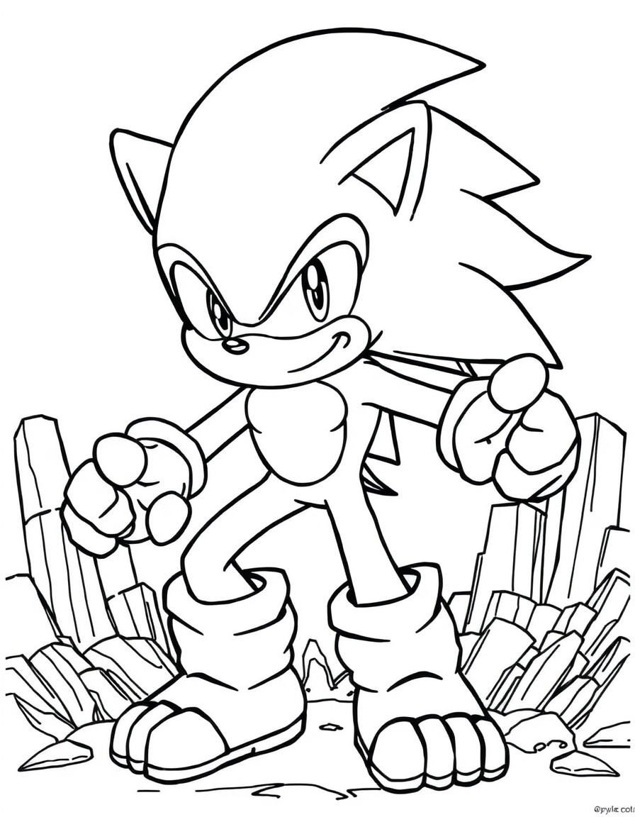 Create a sonic hulk mashup