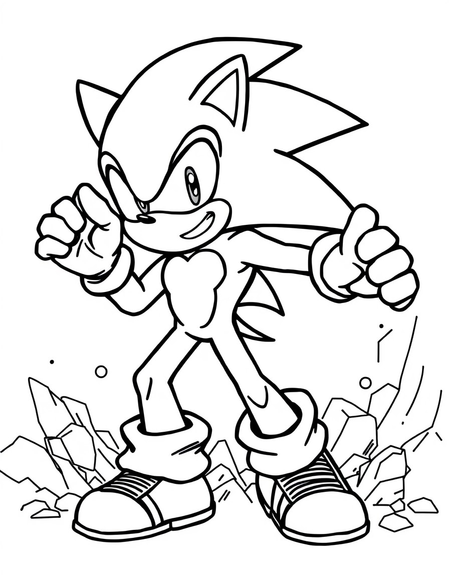 Create a sonic hulk mashup