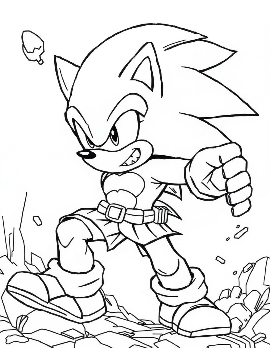 Create a sonic hulk mashup