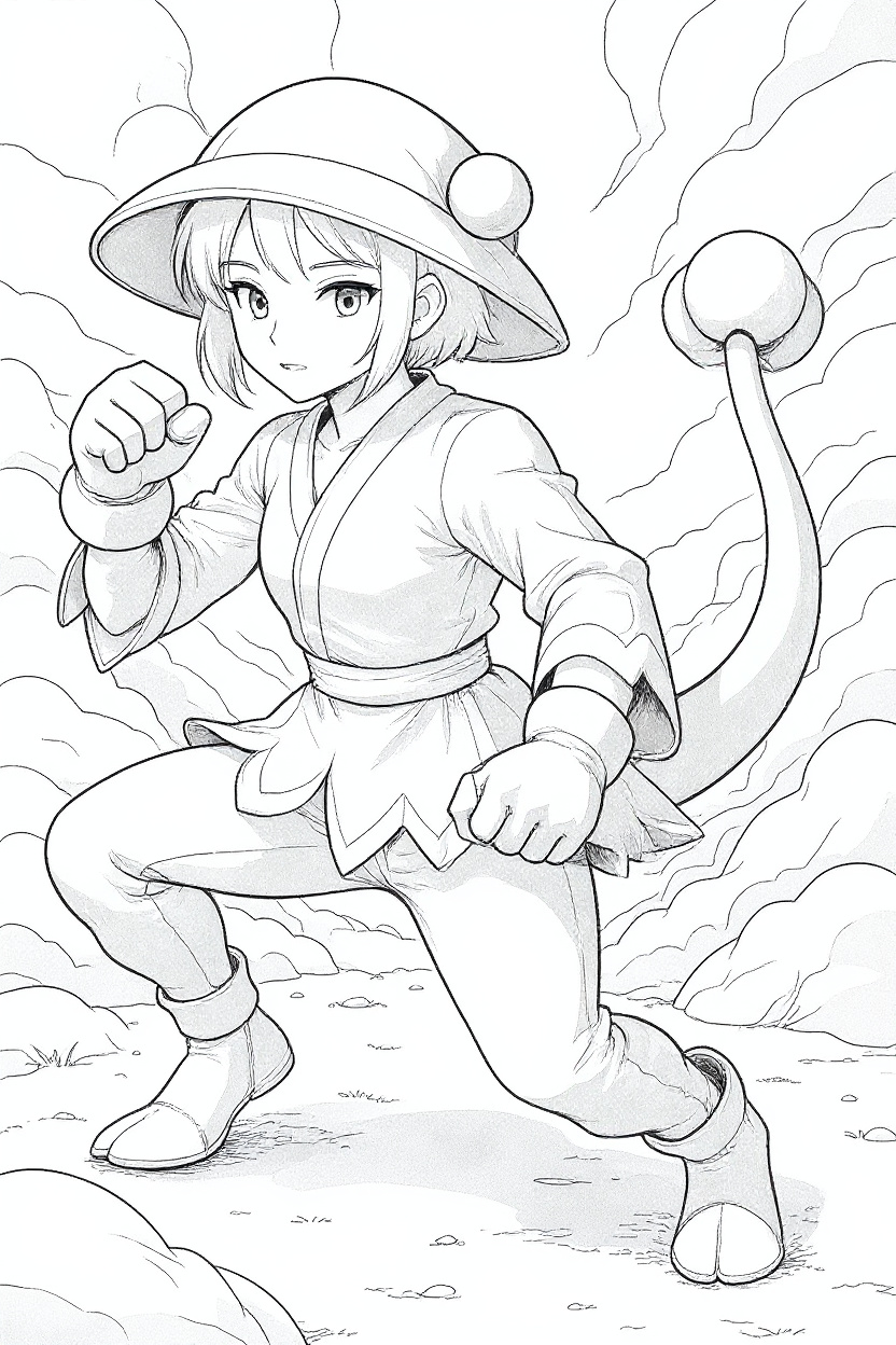 I want to make adjustments to this coloring page, keep the same black and white coloring page but only make the following change more background details