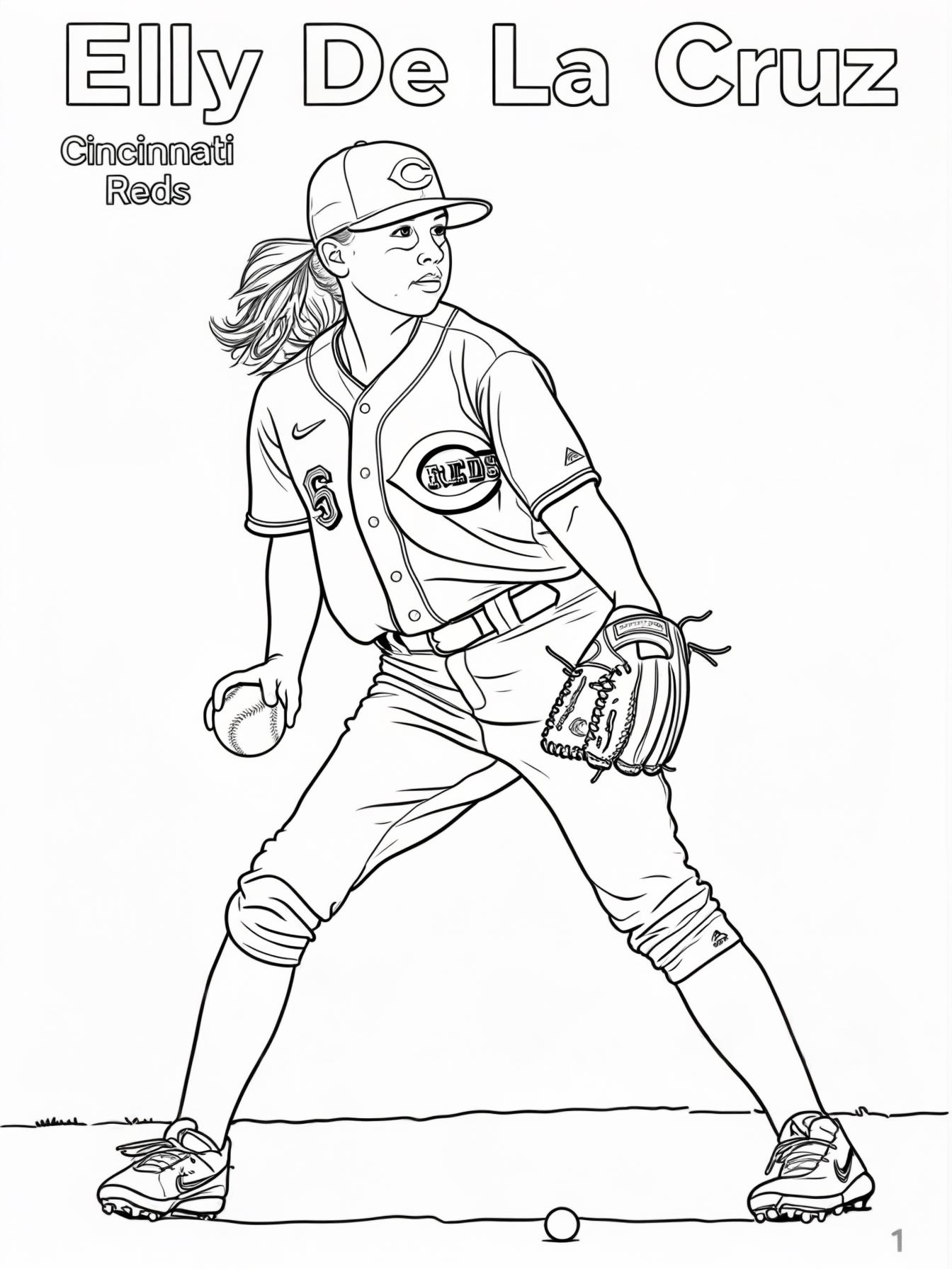 elly de la cruz playing shortstop for the Cincinnati reds