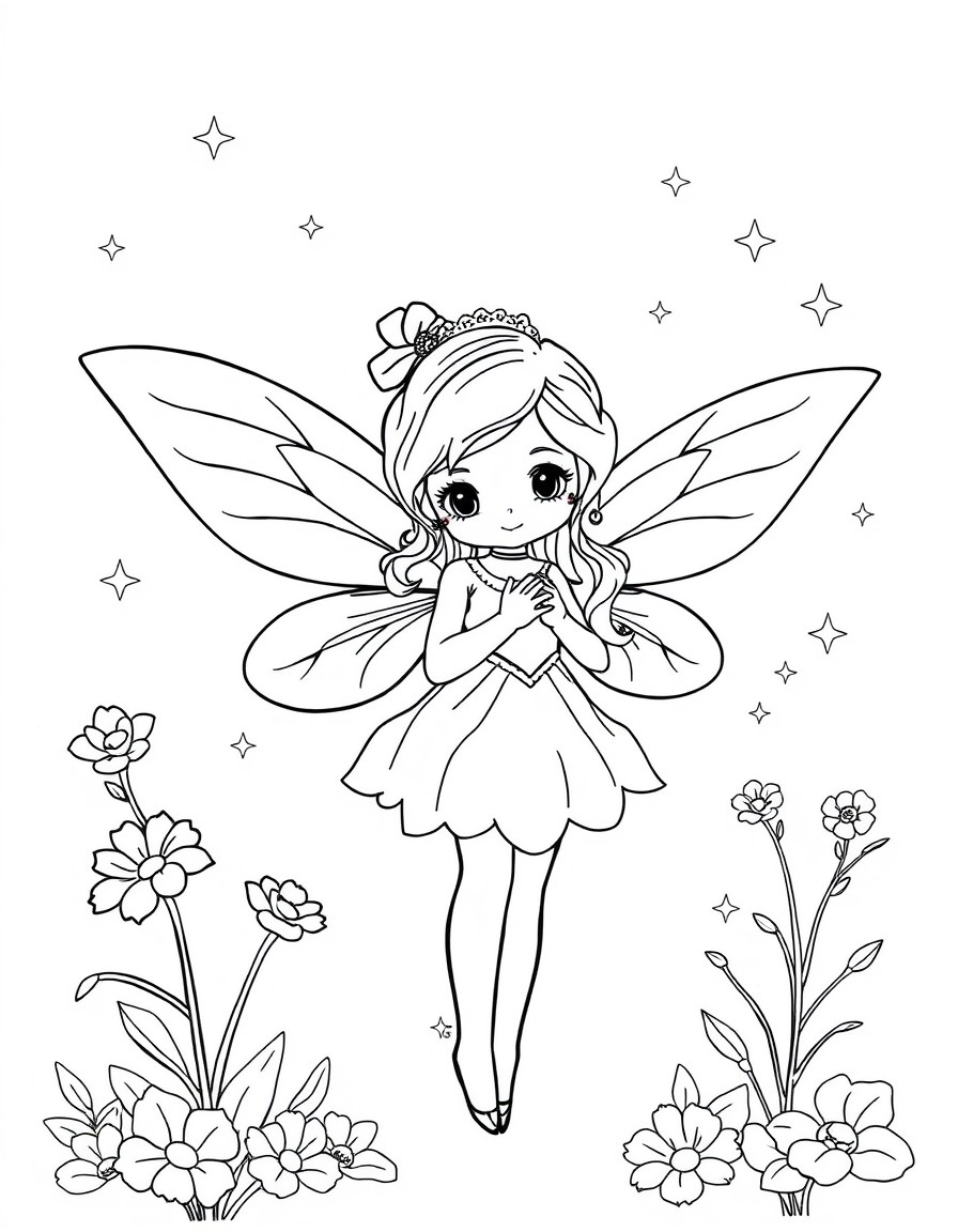 cute little fairy girl