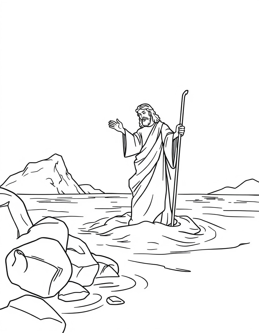 Jesus walking on the water