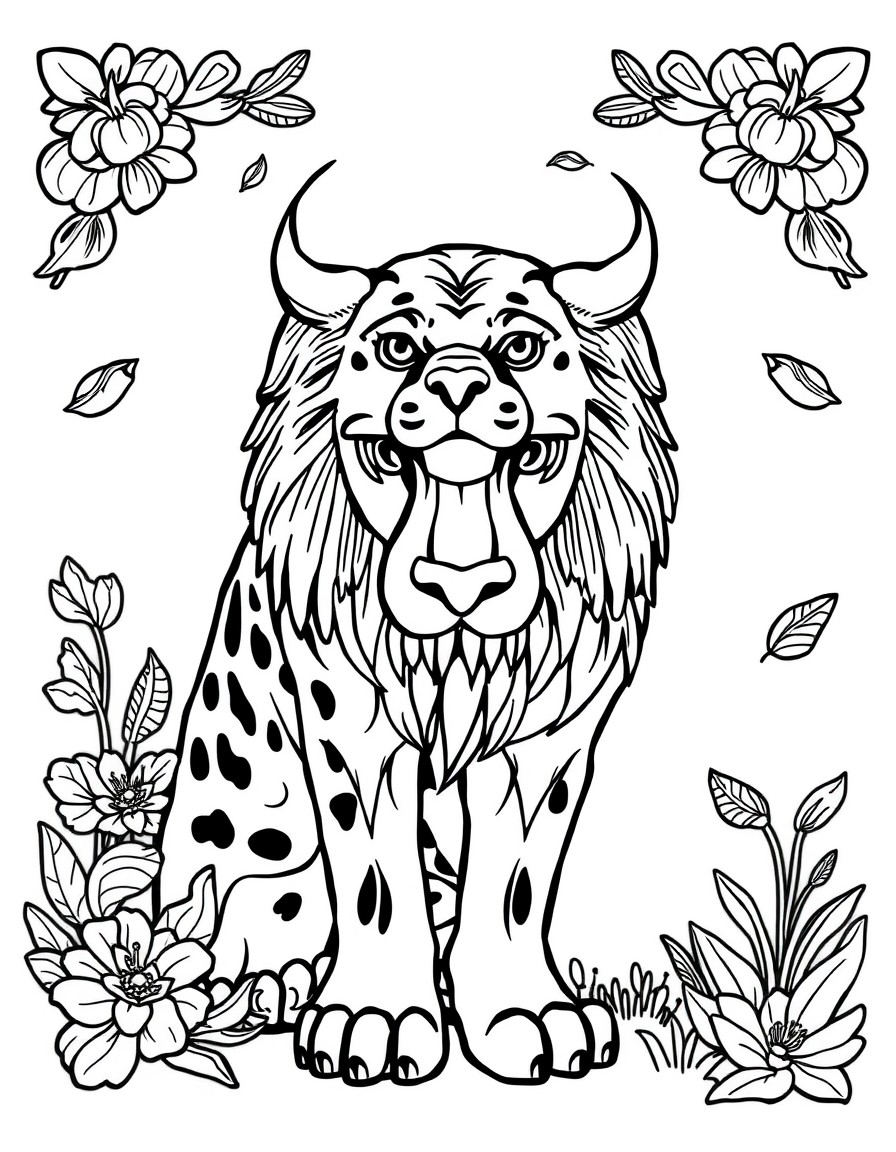 white background, black outlines, well-structured, ready for coloring, coloring page of: , very detailed, perfect for very advanced coloring