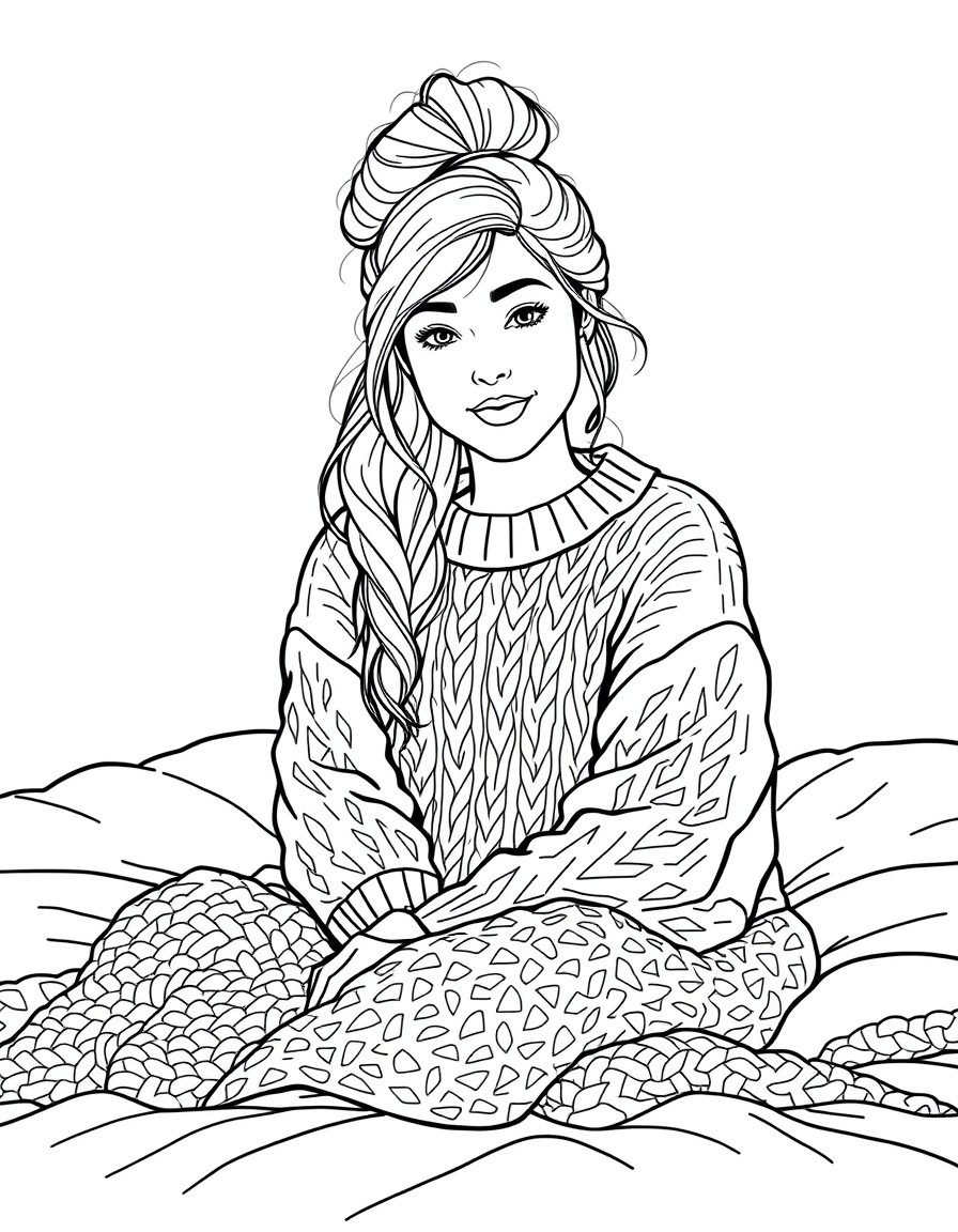 Cozy Women Coloring Pages Cool - 1746880927833 3hywzm 