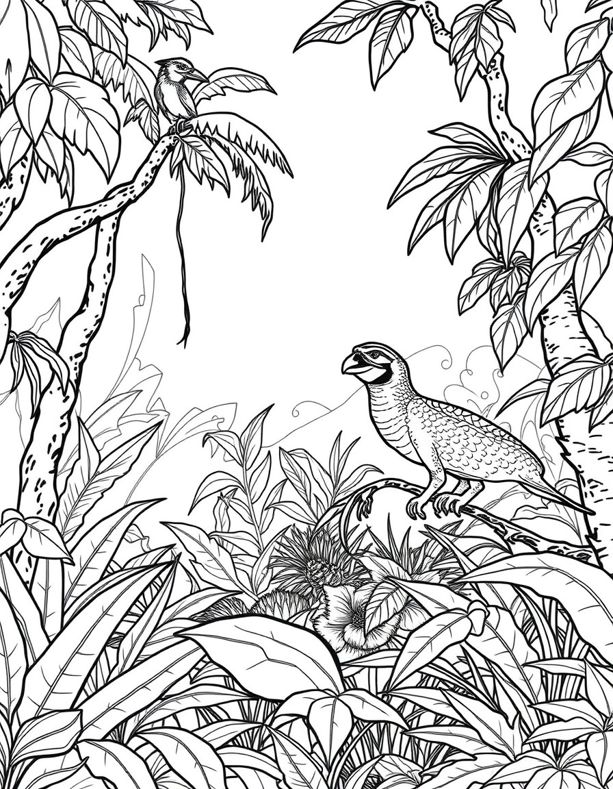 jungle scene