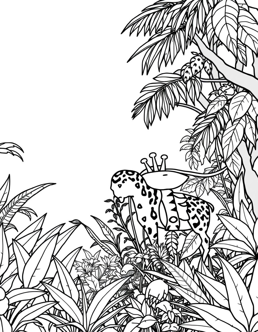 jungle scene no animals