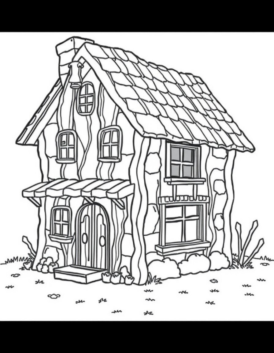 A house made out of bacon