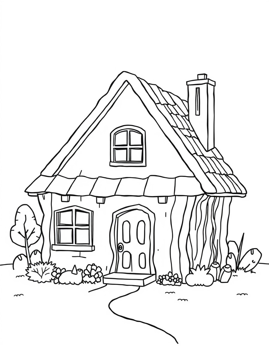 A house made out of bacon