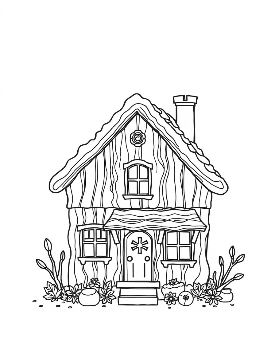 A house made out of bacon