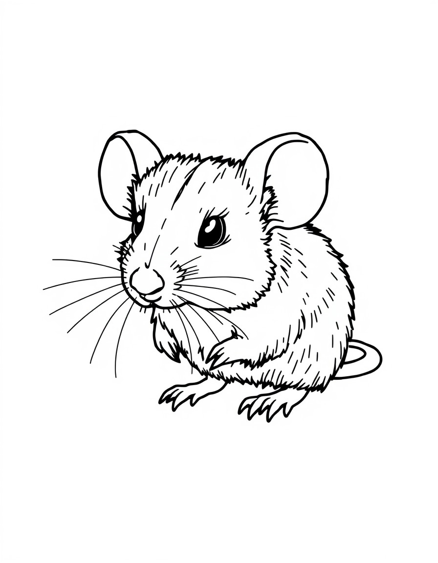 mouse with square head
